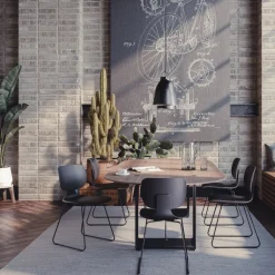 Stuhl »com 55«, Schwarz