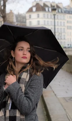 Taschenschirm »Jane«, Schwarz