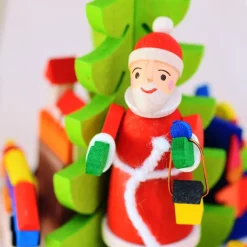 Teelichtpyramide »Weihnachtsmann«