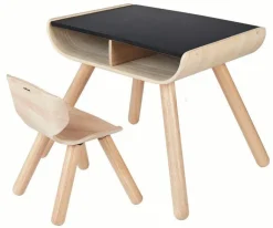 Tisch mit Stuhl schwarz