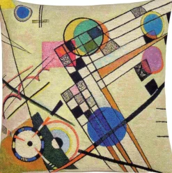 Wassily Kandinsky: ​ 3 Kissenhüllen »Komposition VIII A-C« im Set