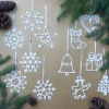 Weihnachtsanhänger, 6er Set