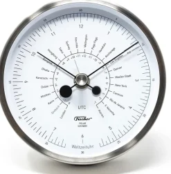 Weltzeituhr »POLAR« von Fischer Manufaktur