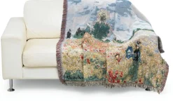 Wohnplaid »Les coquelicots à Argenteuil« nach Monet