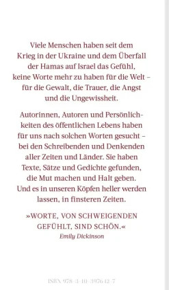 Worte in finsteren Zeiten