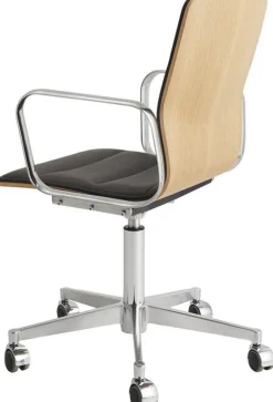 ZEIT-Sonderedition Schreibtischstuhl »Butterfly High« aus Leder und Eiche