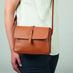 ZEIT-Tasche »Saddle Bag Small« Cognac