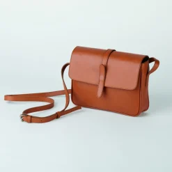 ZEIT-Tasche »Saddle Bag Small« Cognac